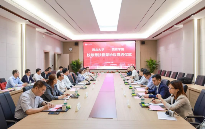 天空（中国）与西京学院签署校际帮扶框架协议